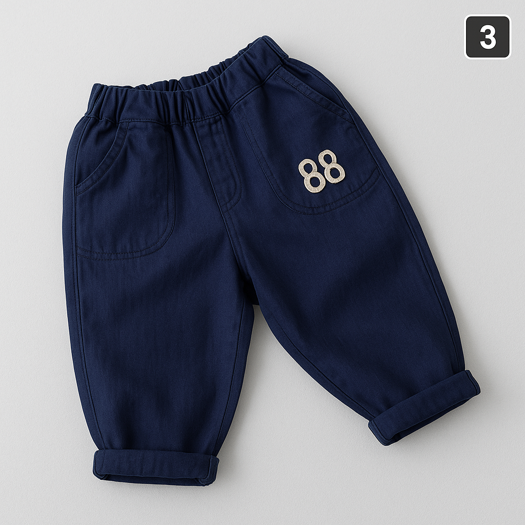 Stylish Kids' Casual Pants - Comfortable Fit - X00135 - Image 4