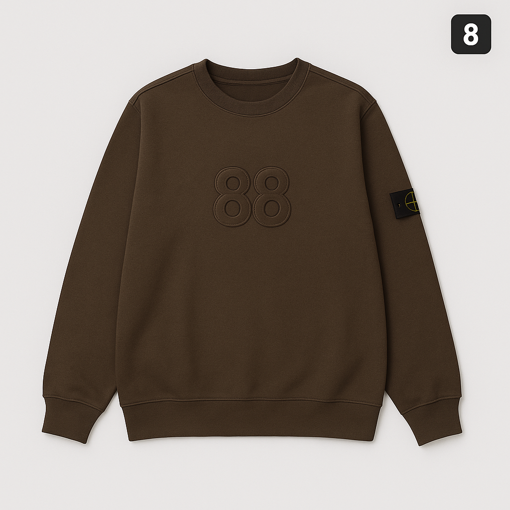 Stylish Stone Texture Knit Sweater - X00138 - Image 17
