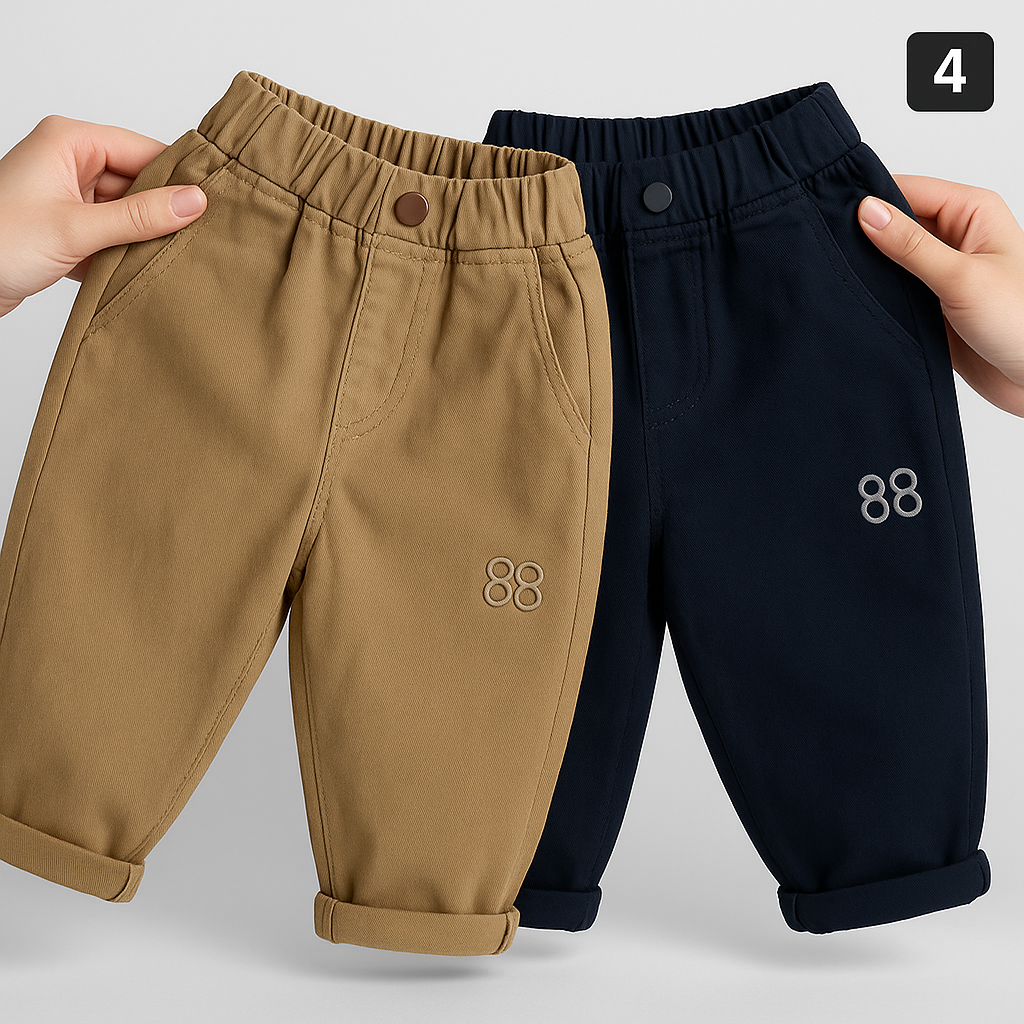 Stylish Kids' Casual Pants - Comfortable Fit - X00135 - Image 9