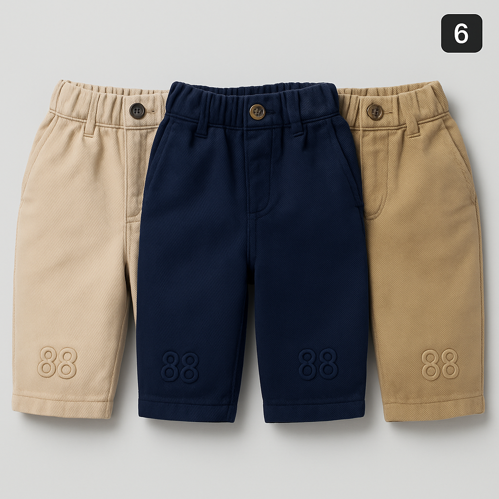 Stylish Kids' Casual Pants - Comfortable Fit - X00135 - Image 5