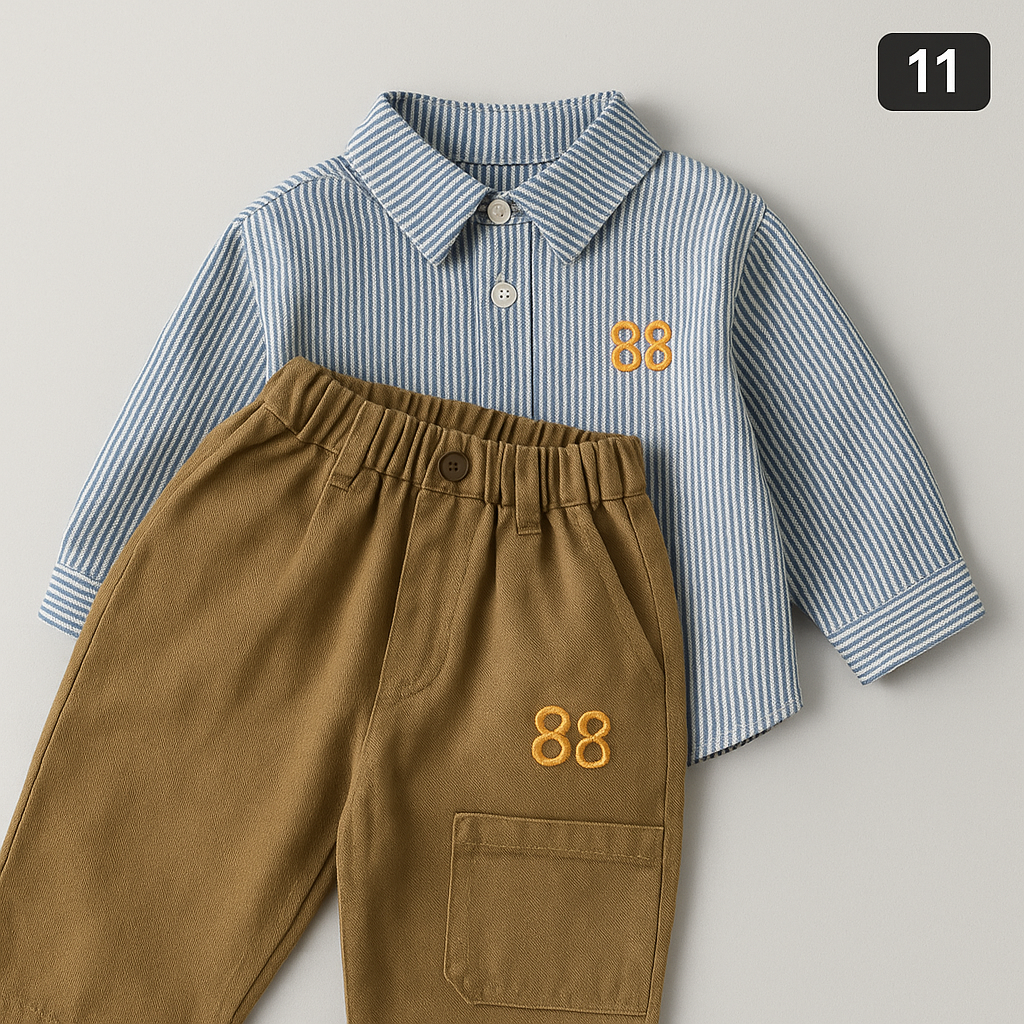 Stylish Kids' Casual Pants - Comfortable Fit - X00135 - Image 12