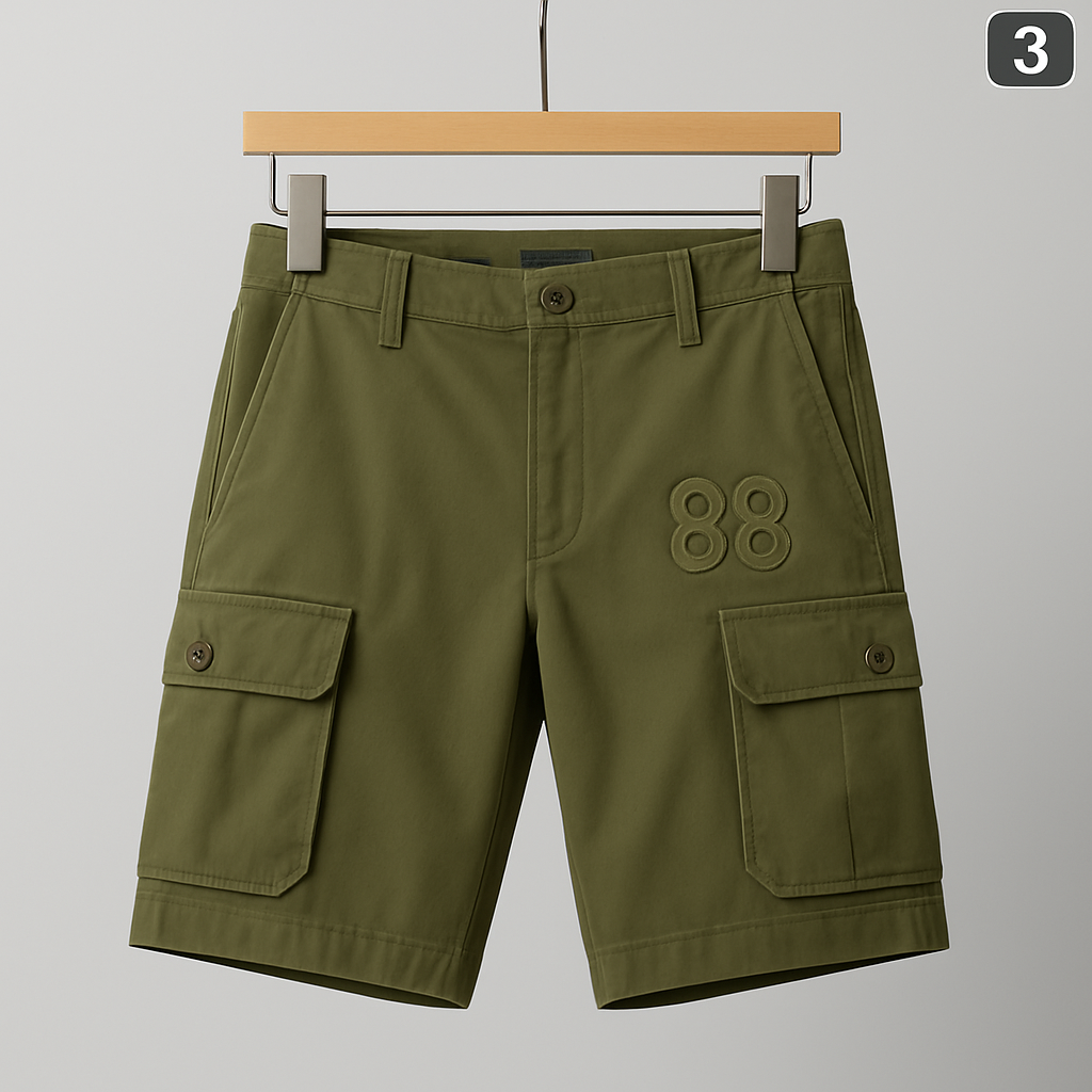 Contemporary Cargo Shorts - X00041 - Image 3