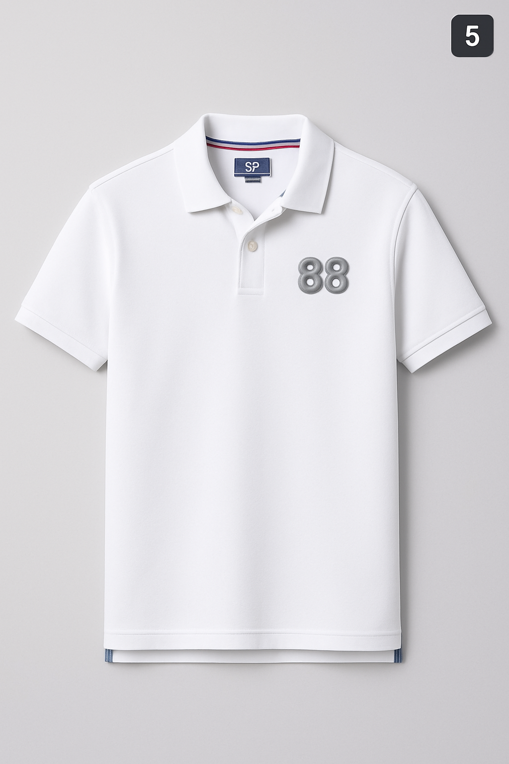 Comfortable Preppy Polo T-Shirt - X00070 - Image 2