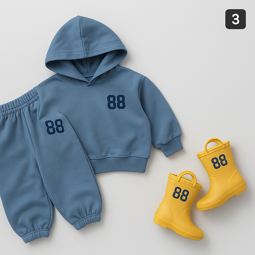 Cozy Knit Sweater Set for Kids - Perfect for Layering - X00136 - Image 2