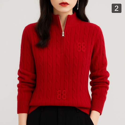 Traditional Women Half Zipper - X00091 - Image 1